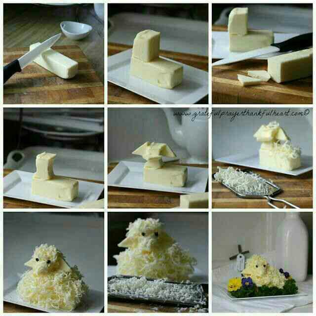 تزیین پنیر.